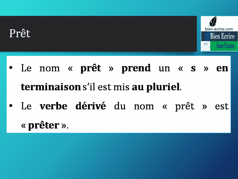 Adjectif Négatif Dérivé Du Verbe Dire