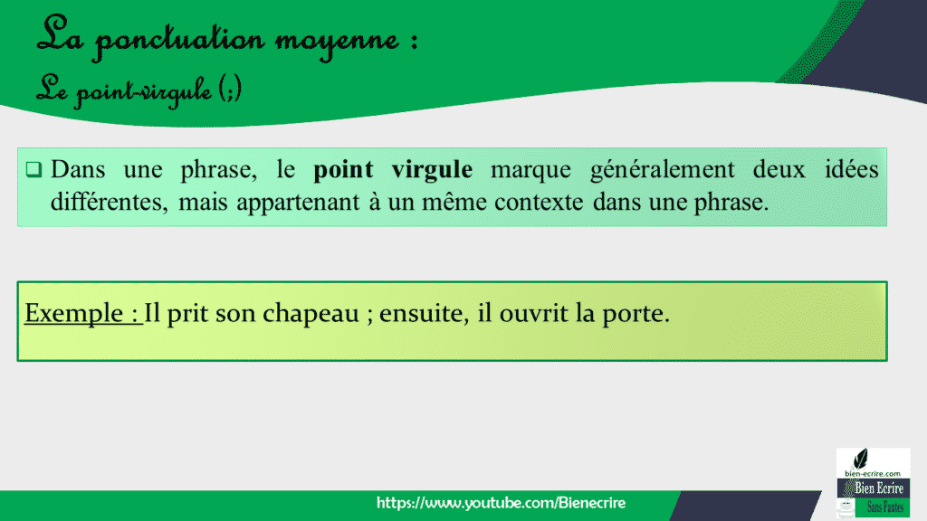 La ponctuation deuxième partie pointvirgule, virgule, guillemets, parenthèses, tirets Bien