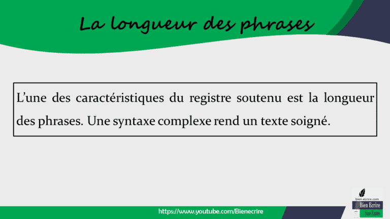 Expression 5 – écrire En Langage Soutenu - Bien écrire