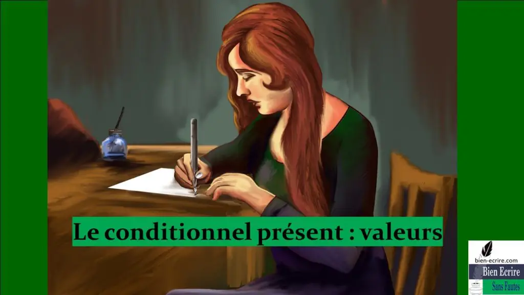 Le conditionnel présent : valeurs