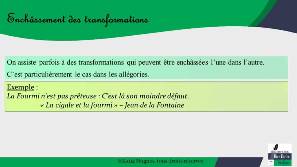 Figures D Analogie 7 Personnification Et Transformations Physiques Bien Ecrire