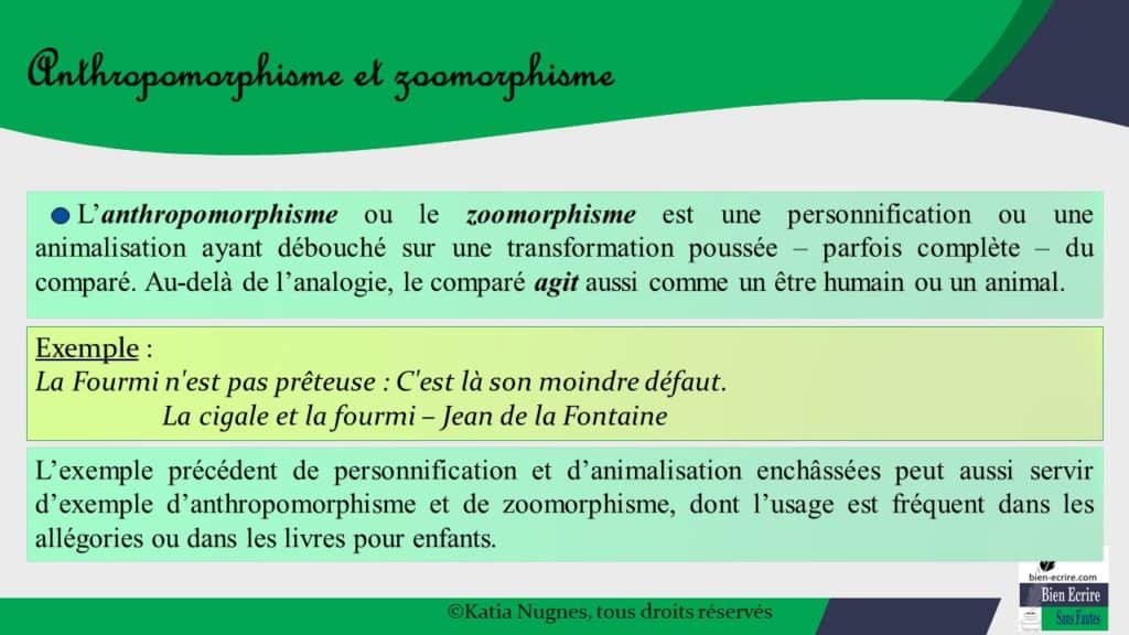 Figures D Analogie 7 Personnification Et Transformations Physiques Bien Ecrire