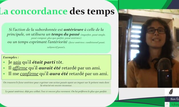 La concordance des temps quand la principale est au présent ⏳